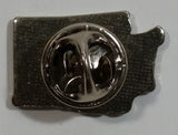 Washington State Shaped Enamel Metal Lapel Pin Souvenir Travel Collectible