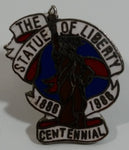 1886-1986 The Statue of Liberty 100th Anniversary Centennial Enamel Metal Lapel Pin Souvenir Travel Collectible