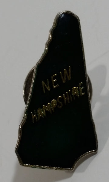 New Hampshire State Shaped Enamel Metal Lapel Pin Souvenir Travel Collectible