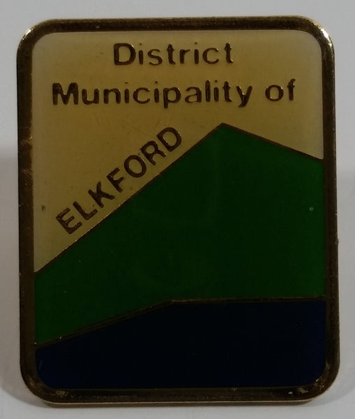 District Municipality of Elkford, B.C. Enamel Metal Lapel Pin