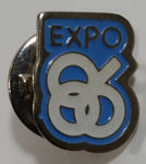1986 Vancouver Exposition Expo 86 Small Blue Enamel Metal Lapel Pin