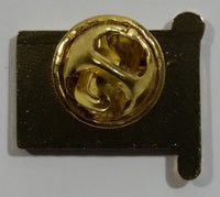 Bahamas Flag Shaped Enamel Metal Lapel Pin Souvenir Travel Collectible