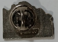 Illinois State Shaped Enamel Metal Lapel Pin