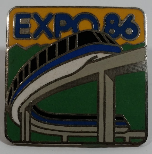 1986 Vancouver Exposition Expo 86 Sky Train Enamel Metal Lapel Pin