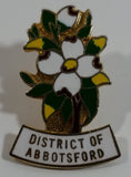 District of Abbotsford Dogwood Flower Themed Enamel Metal Lapel Pin Souvenir Travel Collectible