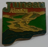 Juneau, Alaska USA Metal and Enamel Lapel Pin Travel Collectible