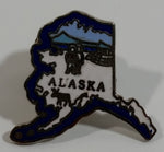 Alaska State Shaped Metal Enamel Lapel Pin Travel Collectible