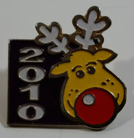 2010 Rudolph The Red Nose Reindeer Themed Metal Enamel Lapel Pin