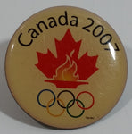 Canada 2007 Olympic Games Round Lapel Pin