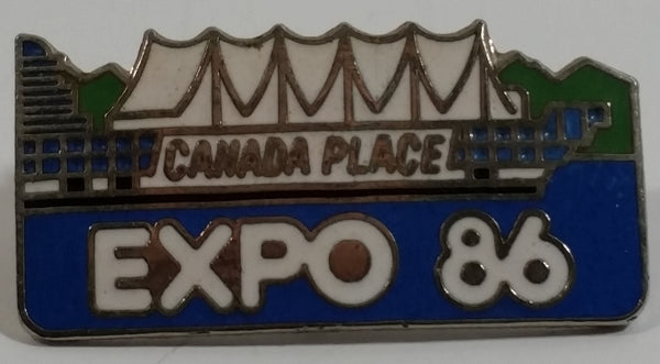 1986 Vancouver Exposition Expo 86 Canada Place Themed Enamel Metal Lapel Pin