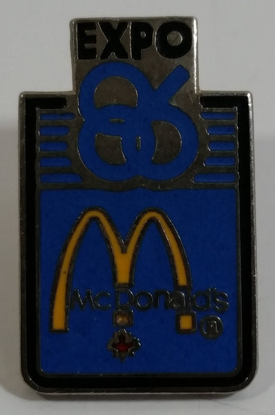1986 Vancouver Exposition Expo 86 McDonald's Restaurants Enamel Metal Lapel Pin