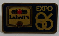 Vintage 1986 Labatt's Beer Vancouver Exposition Expo 86 Enamel Metal Lapel Pin Souvenir Collectible