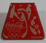 2014 Sochi Russia Winter Olympic Games Coca Cola Bottleneck Portion Lapel Pin