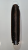 Dark Brown 14" Long Heavy Pottery Dish