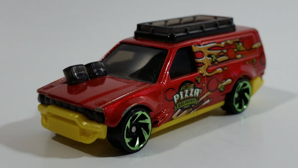 2018 Hot Wheels HW Metro Time Shifter Pizza Delivery Red Die Cast Toy Car Vehicle
