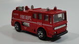 Vintage PlayArt Fire Tender Fire Truck Red Die Cast Toy Car Vehicle - Made in Hong Kong