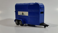 Vintage Corgi Rice Beaufort Double Horse Box Trailer RCMP Royal Canadian Mounted Police Dark Blue Die Cast Toy Car Vehicle