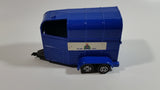 Vintage Corgi Rice Beaufort Double Horse Box Trailer RCMP Royal Canadian Mounted Police Dark Blue Die Cast Toy Car Vehicle