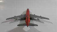 Vintage Lintoy Boeing 747 Canadian Pacific Air Lines CP Air Jumbo Jet Red and Grey Die Cast Toy Airplane