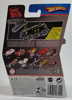 2008 Hot Wheels Speed Racer Movie Mach 5 Saw Blades White Plastic Die Cast Toy Car Vehicle 5DOT - New in Package Sealed