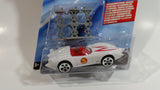 2008 Hot Wheels Speed Racer Movie Mach 5 Jump Jacks White Plastic Die Cast Toy Car Vehicle 5DOT - New in Package Sealed