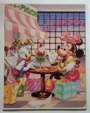 1986 Disney Minnie Mouse & Daisy Duck Ice Cream Parlour Delicious Flavor 15 3/4" x 19 3/4" Framed Print By Artist Greg Wray