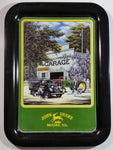 2001 John Deere "A Better Day with REA" 1944 Tractor "Garage" Scene Metal Beverage Tray