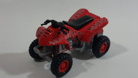 Maisto Quad ATV 4 Wheeler All Terrain Vehicle Red #33 Pullback Die Cast Motorized Friction Toy Car Vehicle