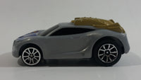 MotorMax Fantasy Car Grey Pullback Motorized Friction Plastic Die Cast Toy Car Vehicle
