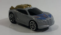 MotorMax Fantasy Car Grey Pullback Motorized Friction Plastic Die Cast Toy Car Vehicle