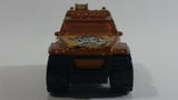 2007 Matchbox Pirates 4x4 Fire Truck Metalflake Copper Orange Brown Die Cast Toy Car Vehicle