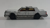 1989 Matchbox Lincoln Town Car White Die Cast Toy Car Vehicle - Macau