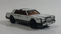 1989 Matchbox Lincoln Town Car White Die Cast Toy Car Vehicle - Macau