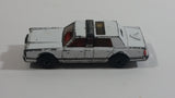 1989 Matchbox Lincoln Town Car White Die Cast Toy Car Vehicle - Macau