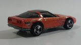 2001 Hot Wheels 1980 Corvette Pearl Orange Die Cast Toy Car Vehicle