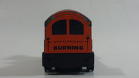 Vintage Yatming No. 1011 Pull Back Wood Burning Loco 0101 Orange and Black Railroad Train Locomotive Pullback Motorized Friction Die Cast Toy Car Vehicle