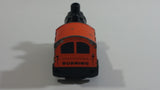 Vintage Yatming No. 1011 Pull Back Wood Burning Loco 0101 Orange and Black Railroad Train Locomotive Pullback Motorized Friction Die Cast Toy Car Vehicle