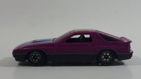 Yatming Mazda RX-7 Turbo Purple Super 8 No. 807 Die Cast Toy Car Vehicle