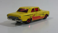 2007 Hot Wheels All Stars Ford Thunderbolt Yellow Die Cast Toy Muscle Car Vehicle