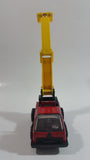 Vintage Tonka Picker Boom Bucket Utility Truck Red and Yellow Pressed Steel and Plastic Toy Car Vehicle - Japan