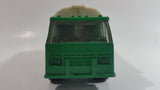 1988 Remco Town Oil Co Fuel Truck #45 Green and White Pressed Steel and Plastic Toy Car Vehicle