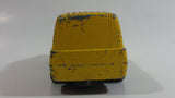 Vintage 1979 Mattel Wheels Rescue Ambulance Yellow Die Cast Toy Car Vehicle - Hong Kong