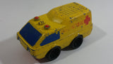 Vintage 1979 Mattel Wheels Rescue Ambulance Yellow Die Cast Toy Car Vehicle - Hong Kong