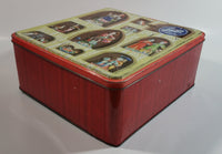 Rare Vintage United Biscuits Large Tin Metal Container