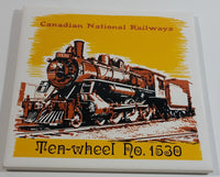 1983 Canadian National Railways Ten-Wheel No. 1530 Train Locomotive Ceramic Tile