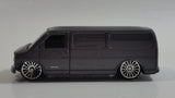 Rare HTF Maisto Chevrolet Express Van 3500 Dark Grey Die Cast Toy Car Vehicle