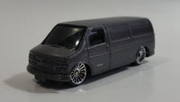 Rare HTF Maisto Chevrolet Express Van 3500 Dark Grey Die Cast Toy Car Vehicle