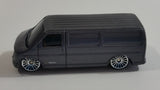 Rare HTF Maisto Chevrolet Express Van 3500 Dark Grey Die Cast Toy Car Vehicle