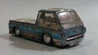 Jada No. 91732 1965 Dodge A-100 Truck White and Blue 1/64 Scale Die Cast Toy Car Vehicle