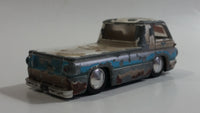 Jada No. 91732 1965 Dodge A-100 Truck White and Blue 1/64 Scale Die Cast Toy Car Vehicle